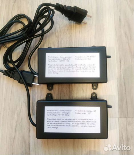 Озонатор 1000 мг/ч для воды, воздуха