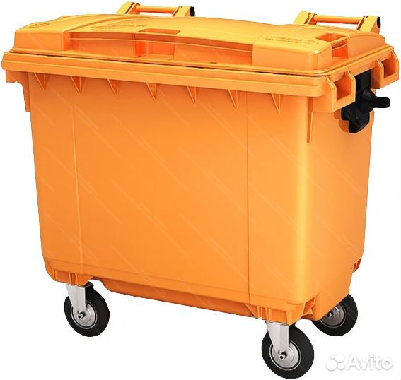 Бак мусорный пластиковый 660л PC-4745