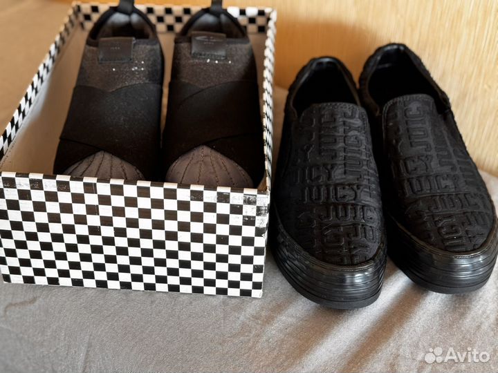 Кеды слипоны женские