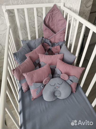 Бортики в детскую кроватку