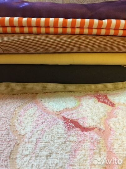 Отрезы ткани СССР различной фактуры