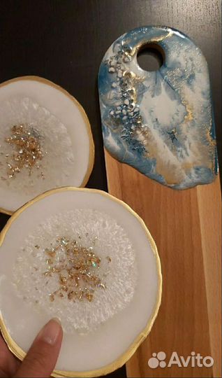 Доска с эпоксидной смолой