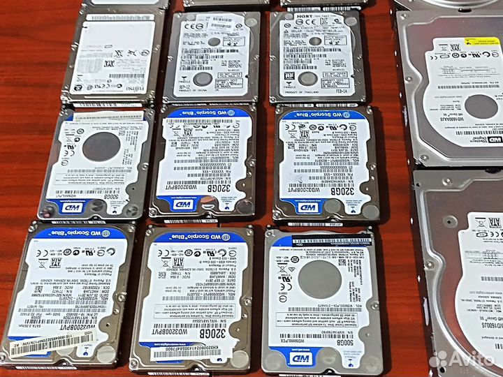 Жёсткие диски 25шт. на запчасти
