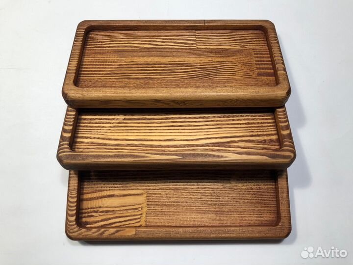 Сервировочная доска из дерева дуб, лиственница