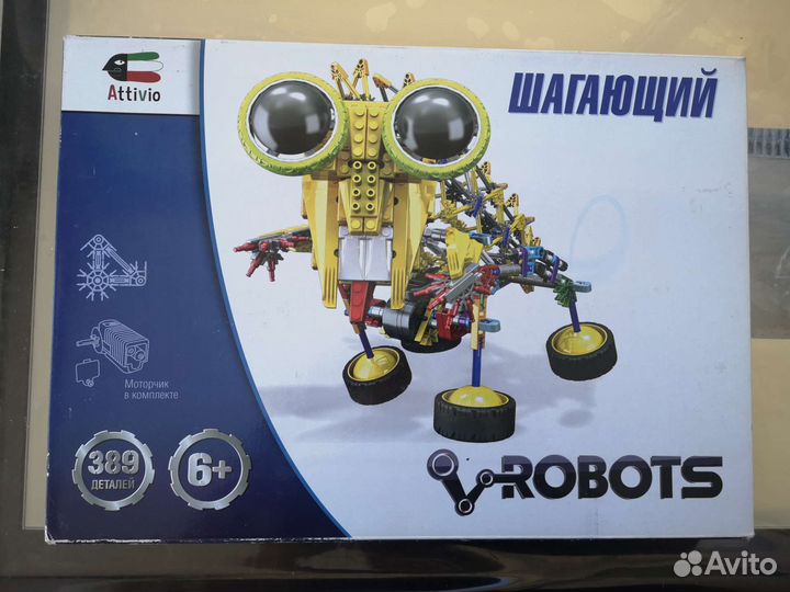 Конструктор Attivio Robots Шагающий. 388 деталей