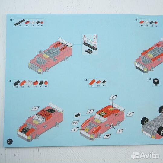 Конструктор LeLe Грузовик + гоночный автомобиль