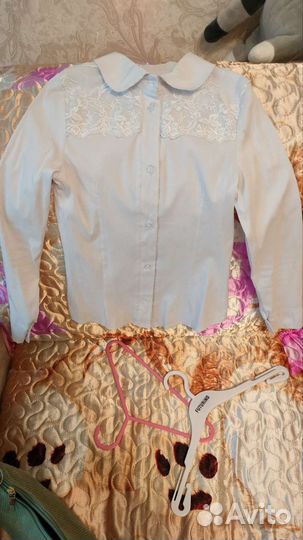 Блузки на девочку для школы