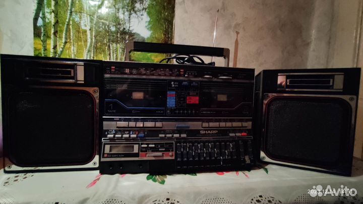 Sharp GF-800Z(BK) Музыкальный центр, Магнитола