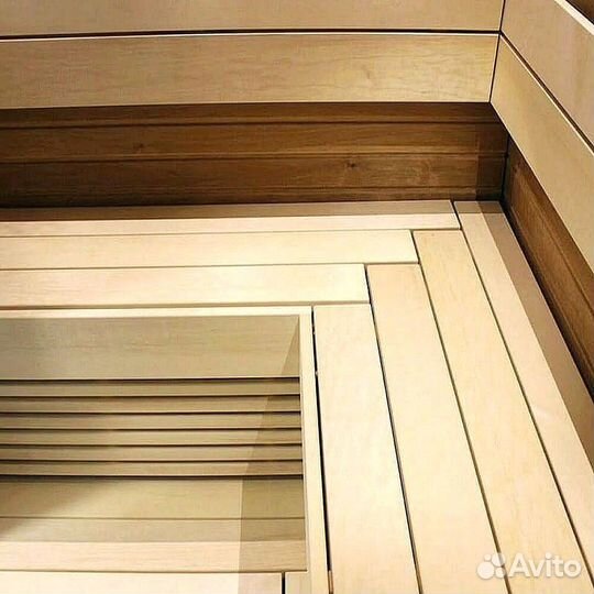 Полок термо древесина