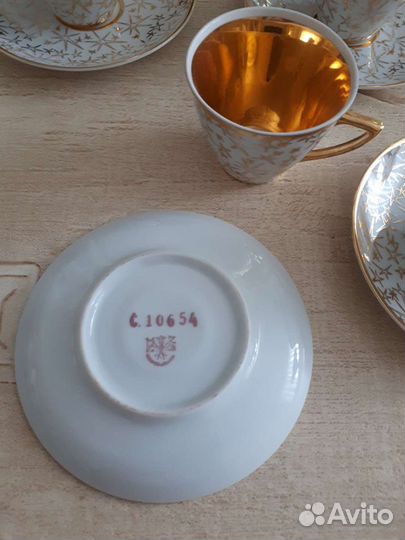 Кофейная пара фарфор Чехословакия