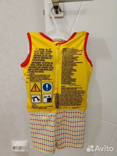 Плавательный тканевый жилет