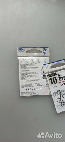 Крючки офсетные owner 51639 номер 10