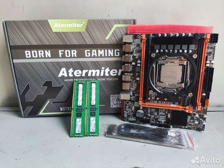 Комплект 24 потока, E5-2670v3+плата X99+16Gb DDR4