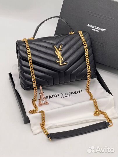 Сумка женская натуральная кожа YSL