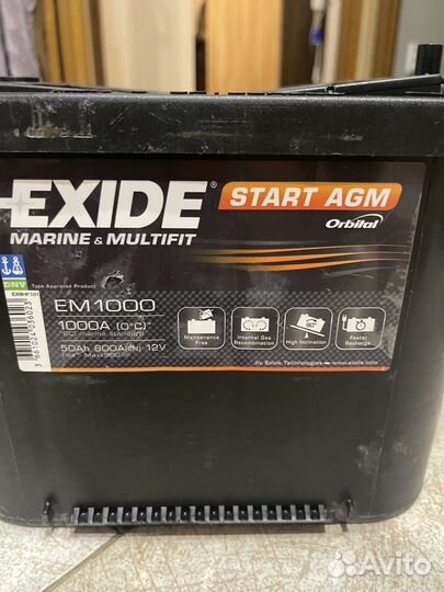 Аккумулятор agm Exide