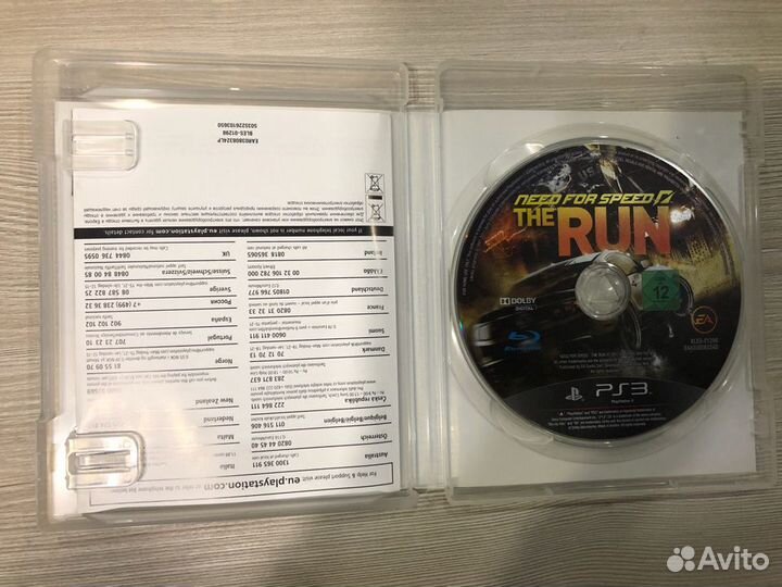 Need for Speed The Run для Sony Ps3