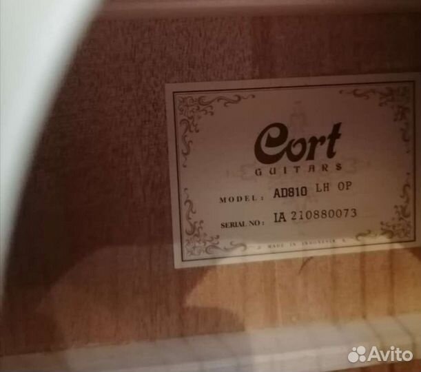 Акустическая гитара cort ad 810
