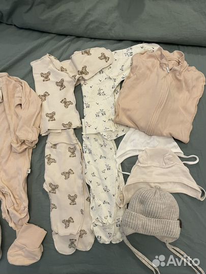 Детские вещи пакетом 0-3 мес унисекс