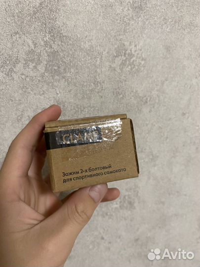 Зажим tech team skeptic 34.9mm Black