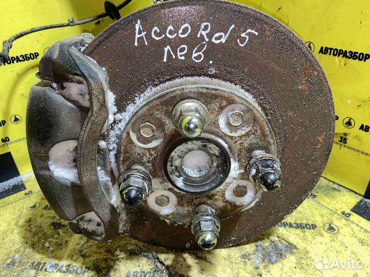 Тормозной диск передний левый Honda accord 5