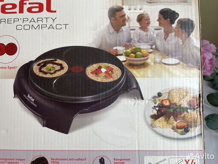 Блинница Tefal PY 3036 Crep'party compact