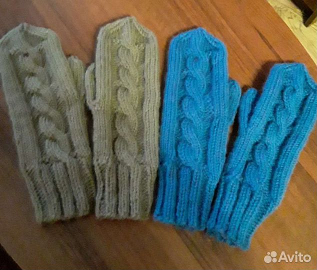 Варежки ручной работы