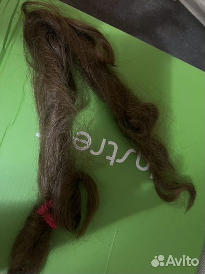 Волосы натуральные срез