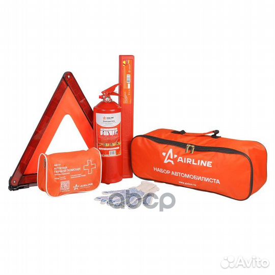 Набор автомобилиста Техосмотр (знак,аптечка,огн