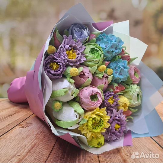 Зефирные букеты