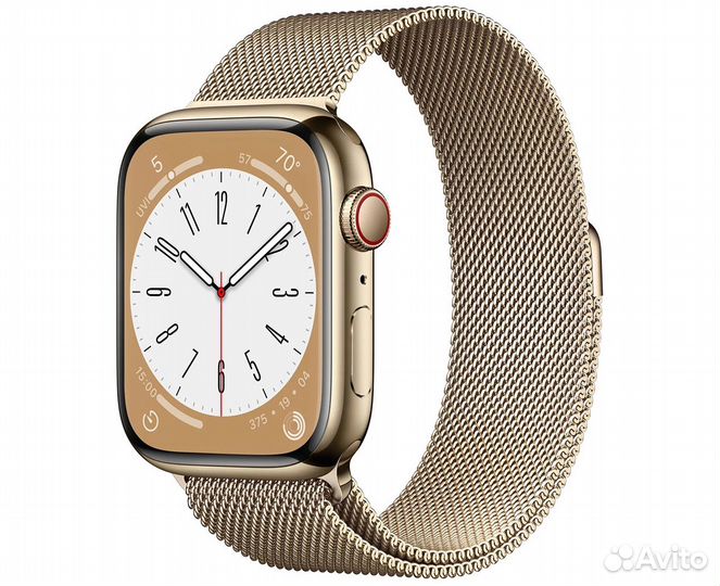 Apple Watch Series 8 45mm Cellular Gold Steel