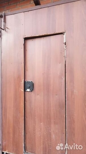 Ворота гаражные металлические бу