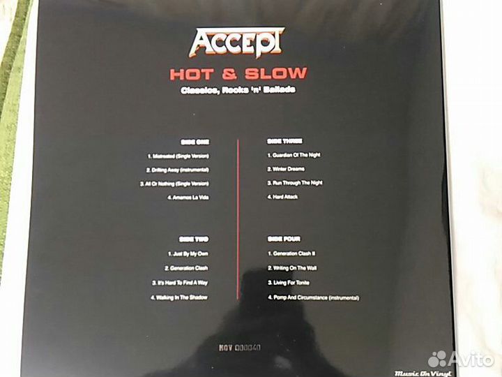 Accept/UDO /Hot & Slow 2Lp