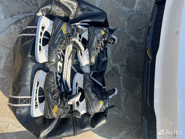 Хоккейные коньки bauer 3s pro. 3 размер