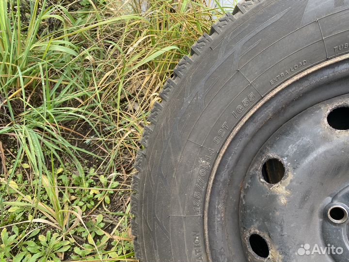 Зимняя резина r14 на дисках 185/70 новая