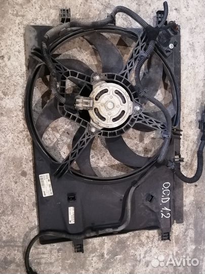Вентилятор радиатора Диффузор Опель Корса Д
