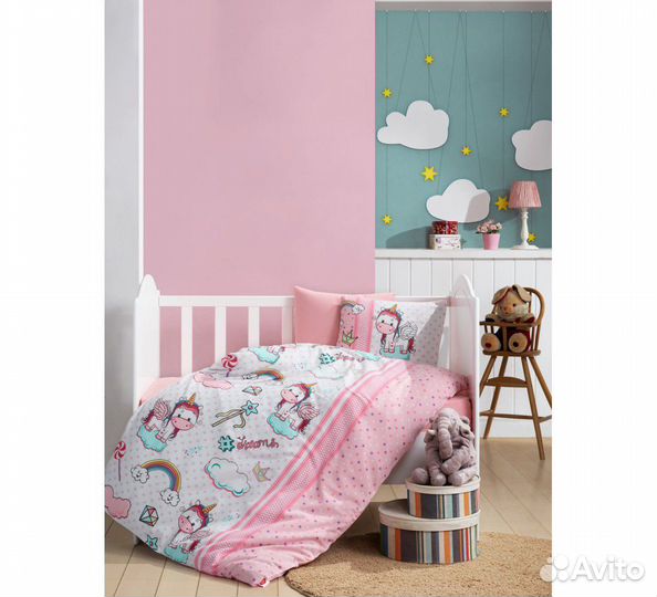 Комплект детского постельного белья премиум Турция