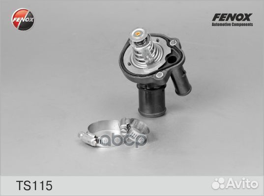 Термостат (+82C) в корпусе TS115 fenox