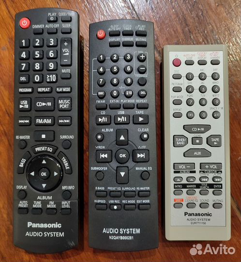 Пульты д/у Sony/Panasonic/LG/Philips