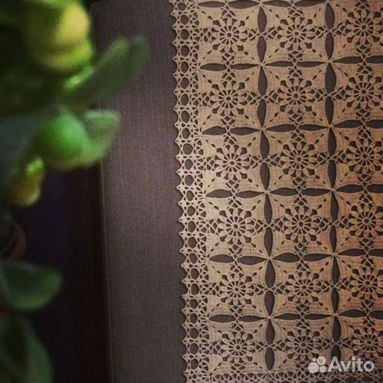 Вязаная салфетка-дорожка. Ручная работа. На заказ