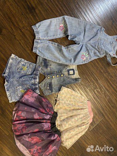 Шорты, жилетка, юбки, комбинезон