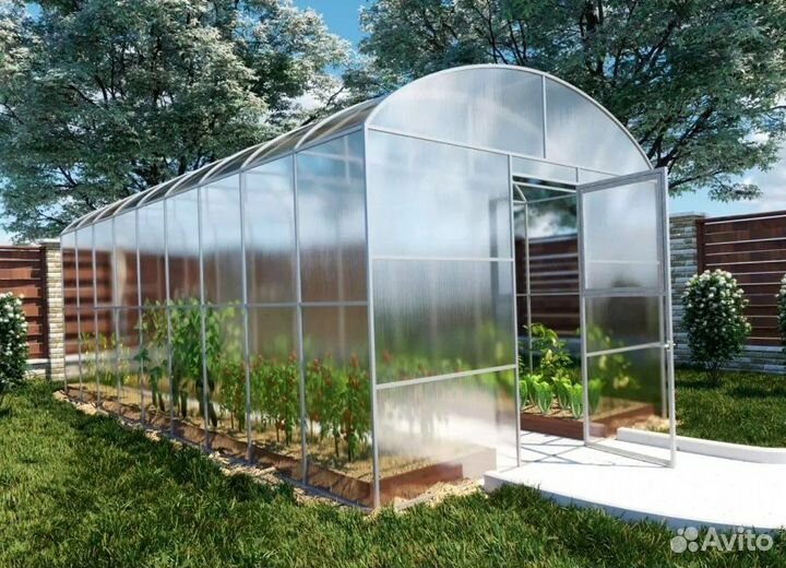 Теплица прямостенная