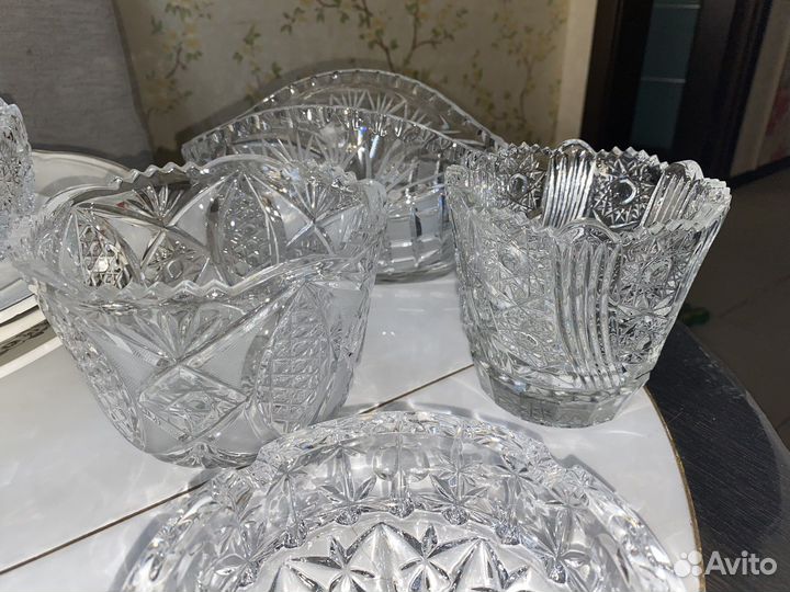 Вазы конфетница СССР, конфетница, пепельница