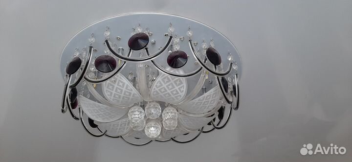 Люстра потолочная светодиодная с пультом