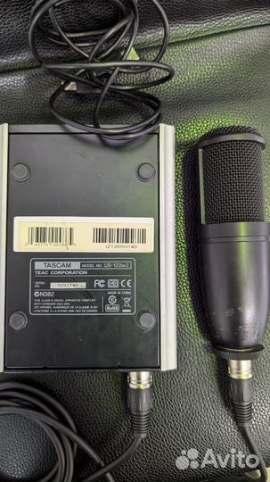 Звуковая карта Tascam US-122mk2 и AKG P120