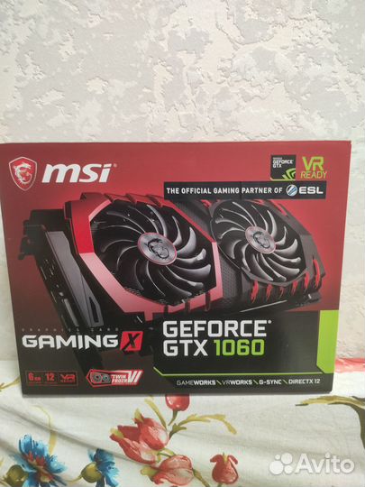 Видео карта msi geforce GTX 1060