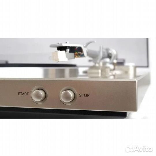 Виниловый проигрыватель Denon DP-300F светло-сереб