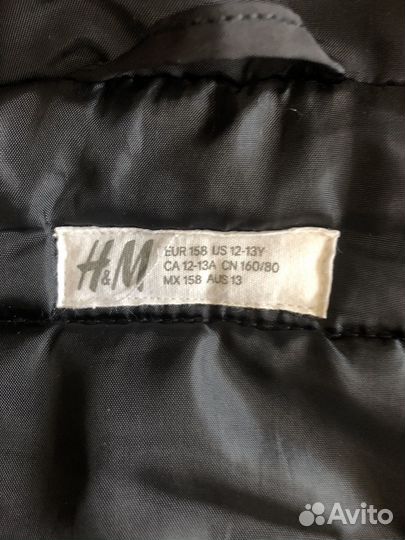 Зимняя парка H&M р. 158 для мальчика