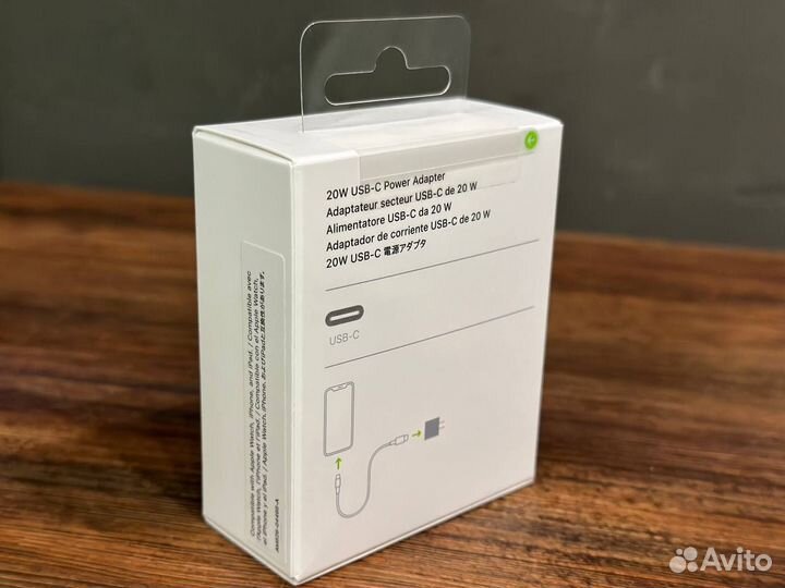 Зарядное устройство Apple 20W Type-C Original Амер