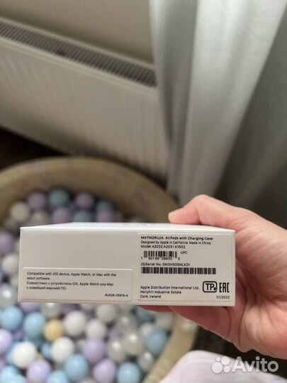 Коробка от наушников apple
