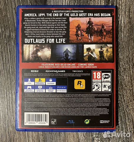 Red Dead Redemption 2 игра на ps4